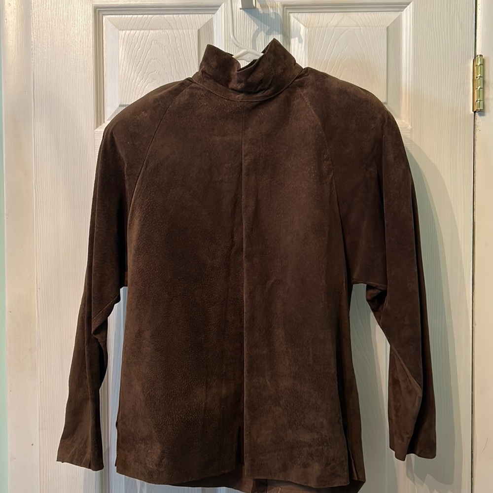 Brown Suede Shirt